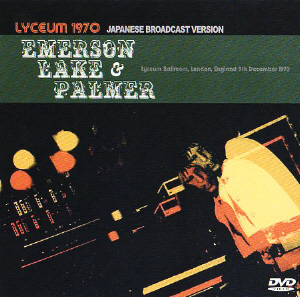 Emerson, Lake & Palmer - Live at Lyceum Theatre 1970 cover