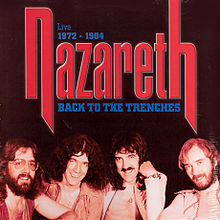 Nazareth - Back to the Trenches - live 1972 - 1984 cover
