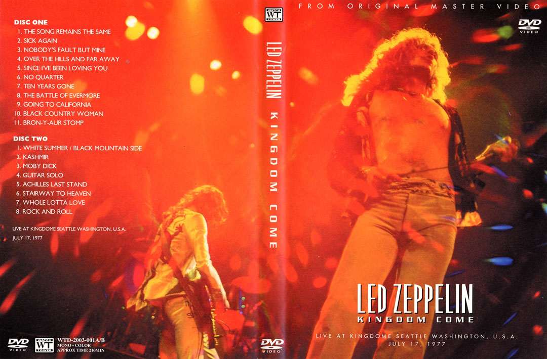 Led Zeppelin - Kingdom Come (DVD) cover
