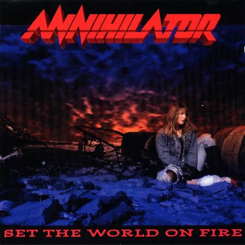 Annihilator - Set the world on fire cover