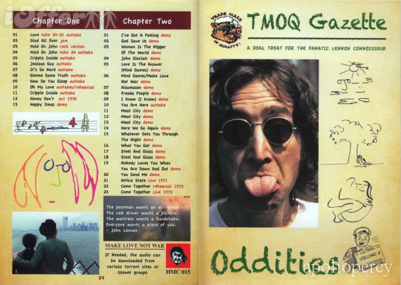 Lennon, John - Oddities cover