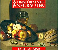 Einstürzende Neubauten - Tabula Rasa cover
