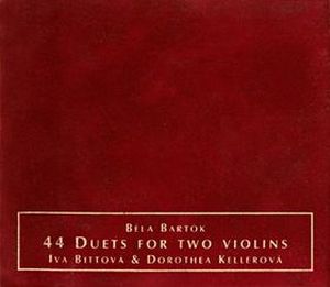 Bittová, Iva - Béla Bartók - 44 Duets for Two Violins (Iva Bittová & Dorothea Kellerová) cover