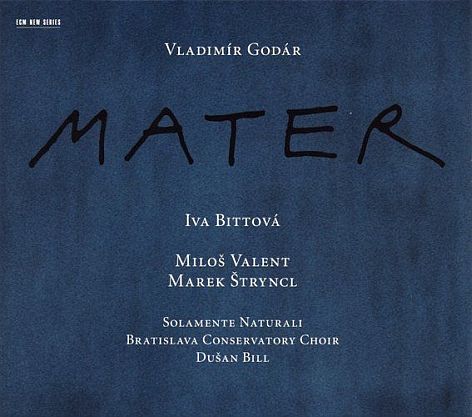 Bittová, Iva - Mater (autor Vladimír Godár, hrajú Iva Bittová, Miloš Valent, Marek Štryncl) cover