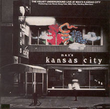 Velvet Underground, The - Live at Max's Kansas City cover