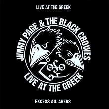 Black Crowes, The - Live At The Greek (Jimmy Page & The Black Crowes) cover