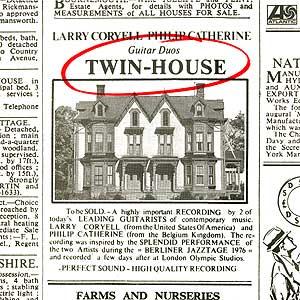 Coryell, Larry - & Philip Catherine: Twin-house cover