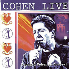 Cohen, Leonard - Cohen Live cover