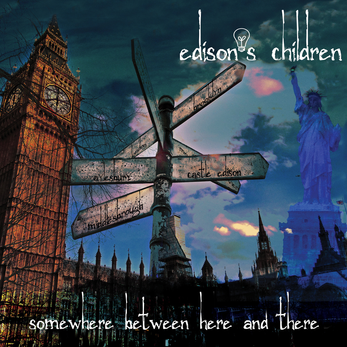 Edison´s Children - Somewhere Between Here and There... cover