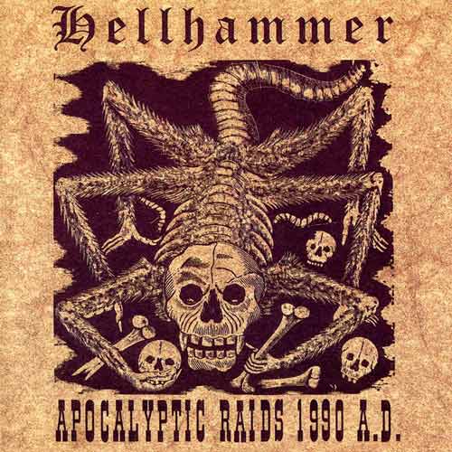 Hellhammer - Apocalyptic Raids 1990 A.D. cover