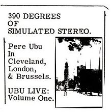 Pere Ubu - 390° of Simulated Stereo cover