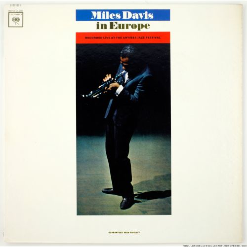 Davis, Miles - Miles Davis in Europe cover