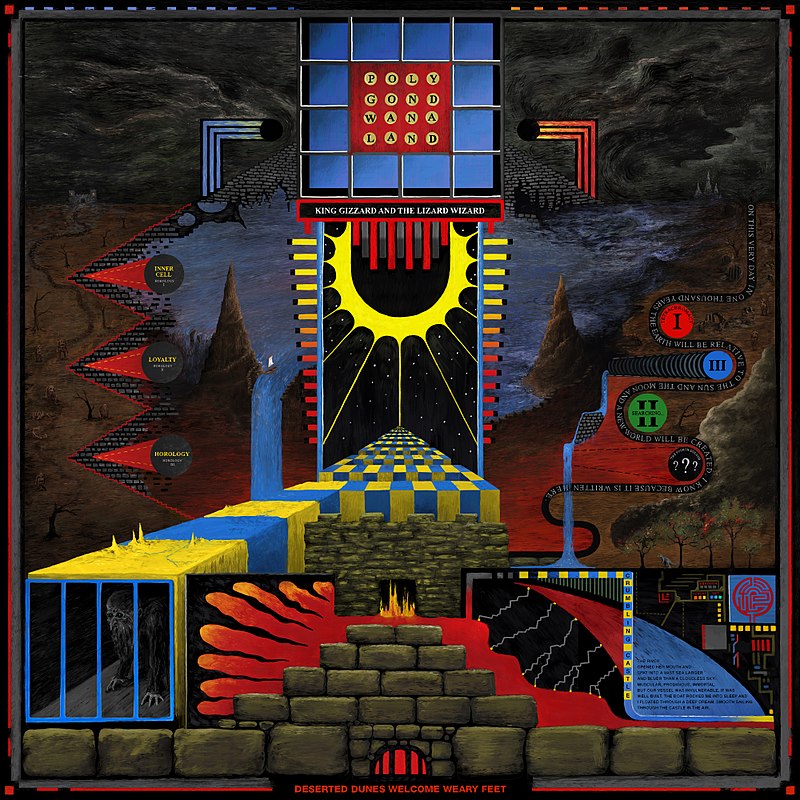 King Gizzard & The Lizard Wizard - Polygondwanaland cover