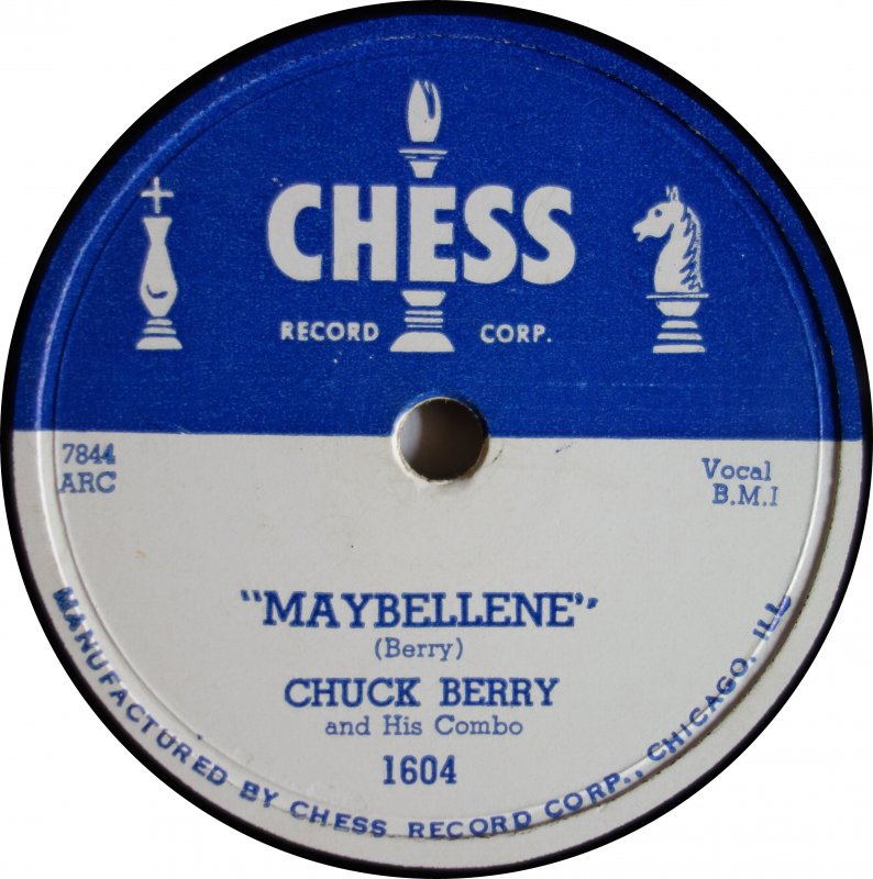 Berry, Chuck - Maybellene / Wee Wee Hours (SP) cover