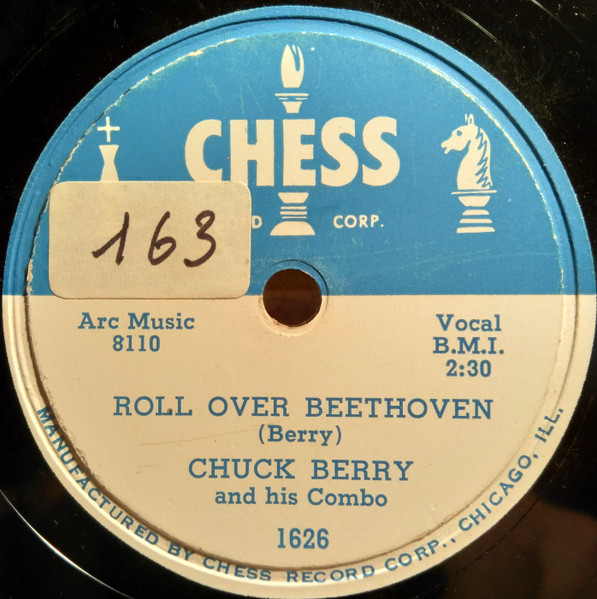 Berry, Chuck - Roll Over Beethoven / Drifting Heart (SP) cover