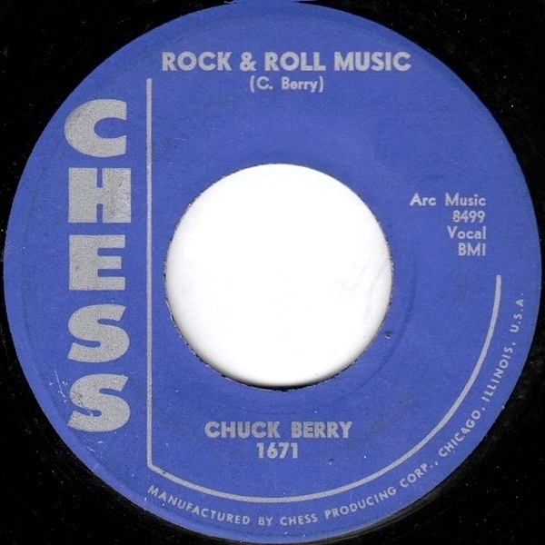 Berry, Chuck - Rock and Roll Music / Blue Feeling (SP) cover