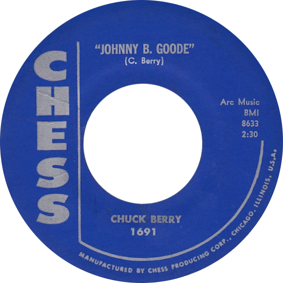 Berry, Chuck - Johnny B. Goode / Around and Around (SP) cover
