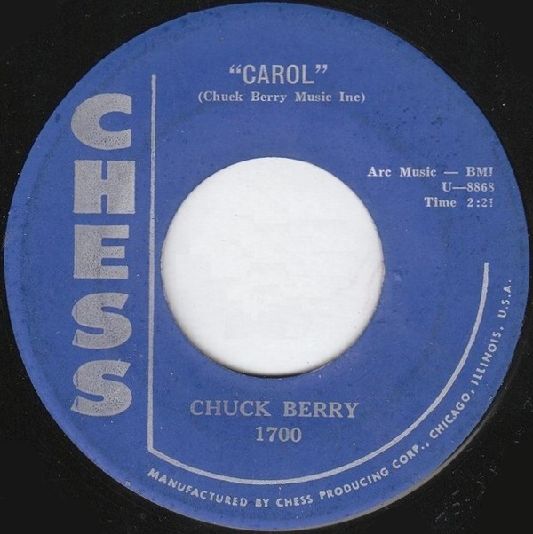 Berry, Chuck - Carol / Hey Pedro (SP) cover
