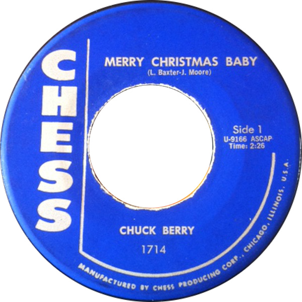 Berry, Chuck - Merry Christmas Baby / Run Rudolph Run (SP) cover