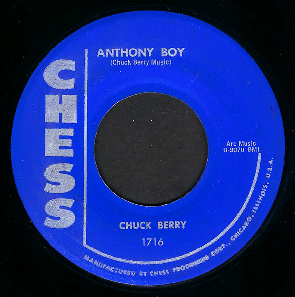 Berry, Chuck - Anthony Boy / That's My Desire (SP) cover