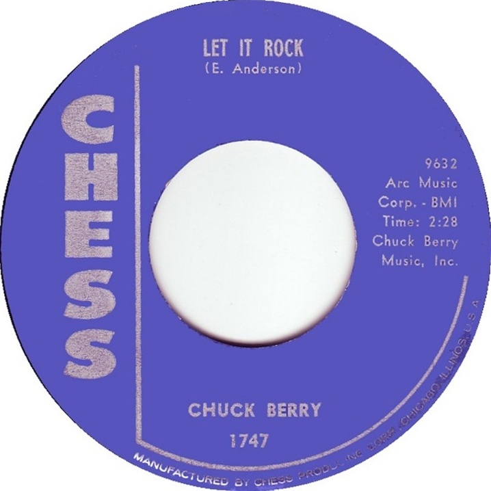 Berry, Chuck - Let It Rock / Too Pooped to Pop cover