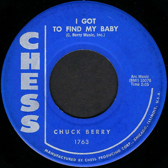 Berry, Chuck - I Got to Find My Baby / Mad Lad (SP) cover