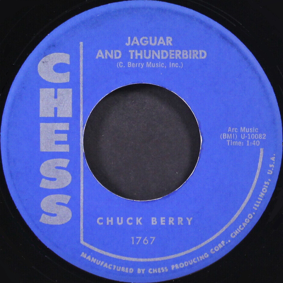 Berry, Chuck - Jaguar and Thunderbird / Our Little Rendezvous (SP) cover