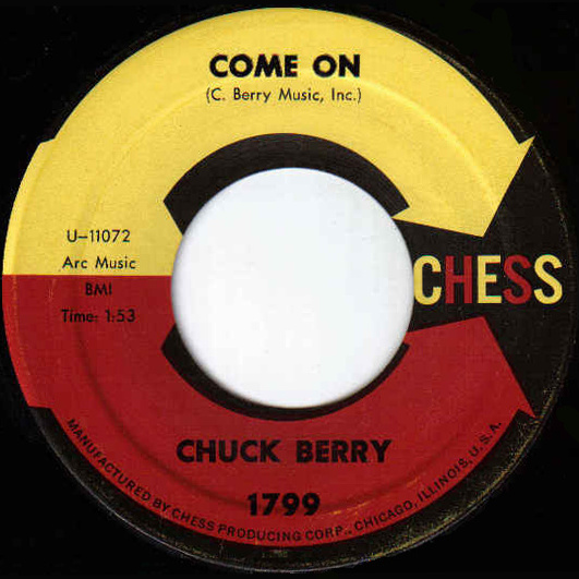 Berry, Chuck - Come On / Go-Go-Go (SP) cover