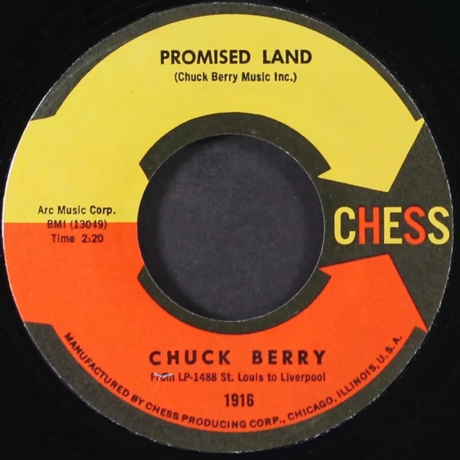 Berry, Chuck - Promised Land / Things I Used to Do (SP) cover