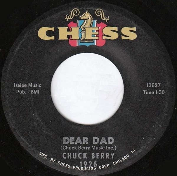 Berry, Chuck - Dear Dad / Lonely School Days (SP) cover