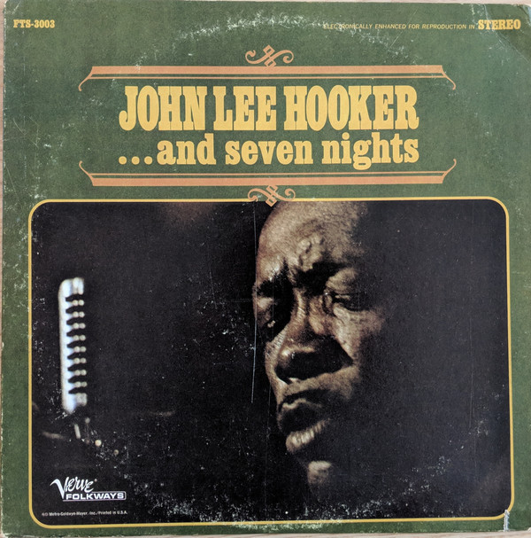 Hooker, John Lee - ... and Seven Nights cover