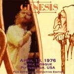 Genesis - Syria Mosque Pittsburgh cover