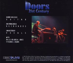 Doors, The - Live in Hollywood -  New Year's Eve [The Doors of the 21st Century] cover