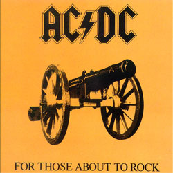 AC/DC - For Those About to Rock cover