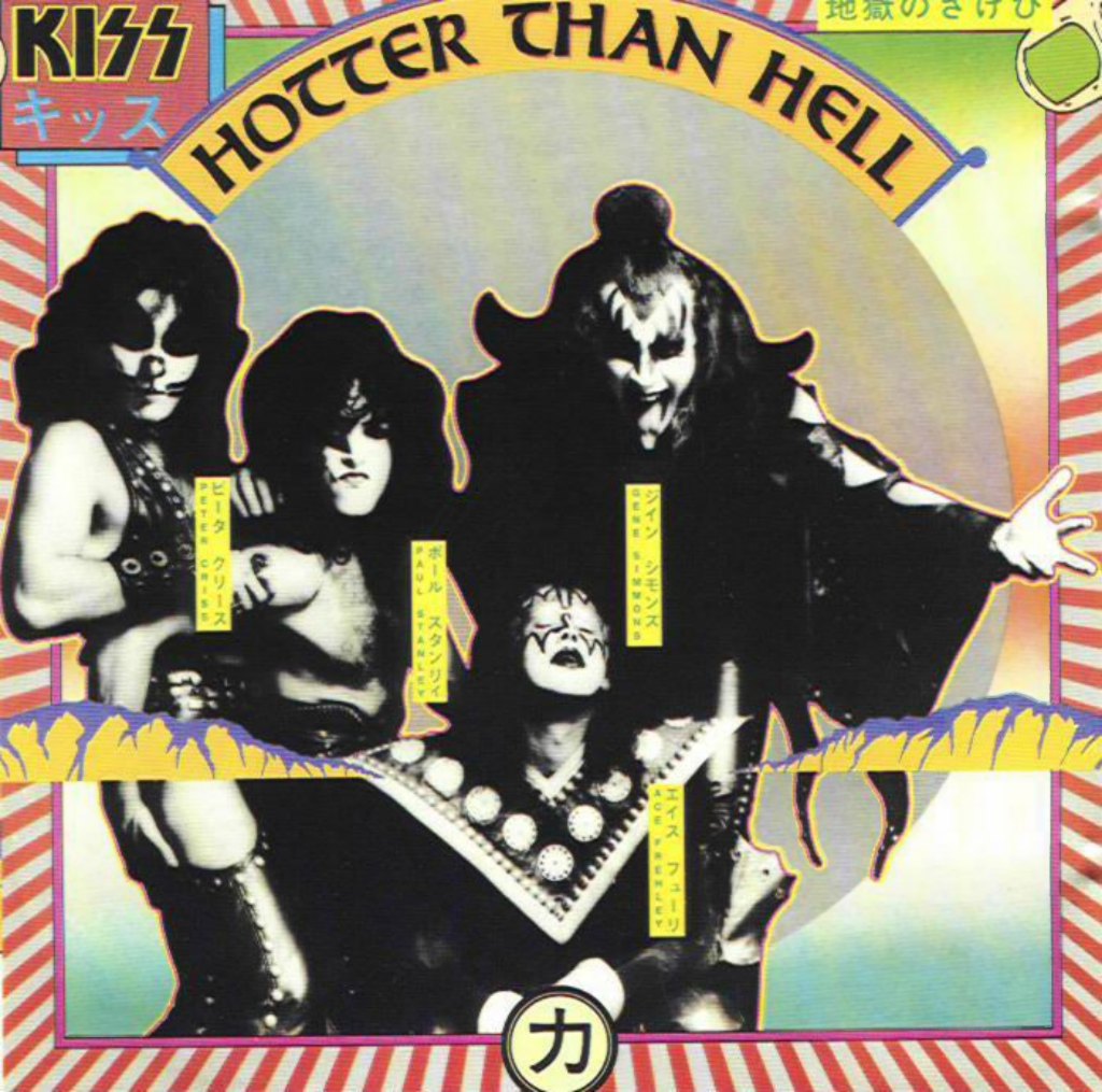 Kiss - Hotter than Hell cover