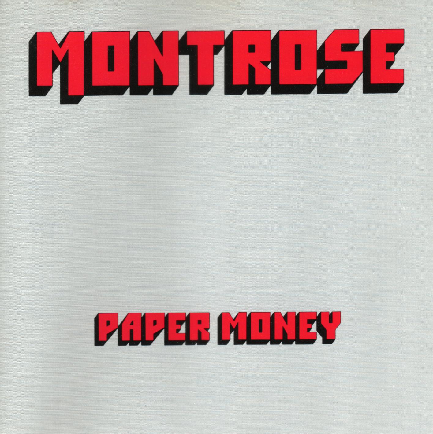 Montrose - Paper Money cover