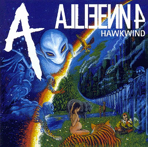 Hawkwind - Alien 4 cover