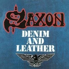 Saxon - Denim and Leather cover