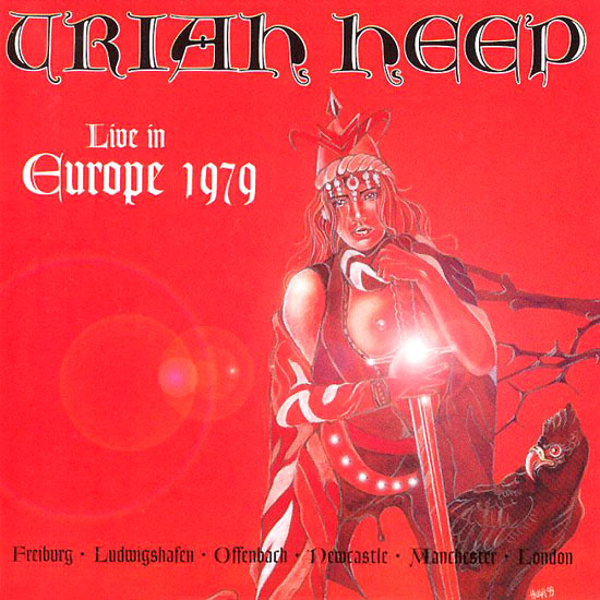 Uriah Heep - Live In Europe 1979 cover